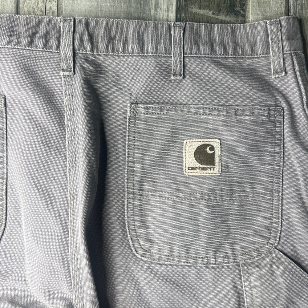 Carhartt B11 Carpenter 40x32 Cement Color Cotton Pants - Picture 3 of 11